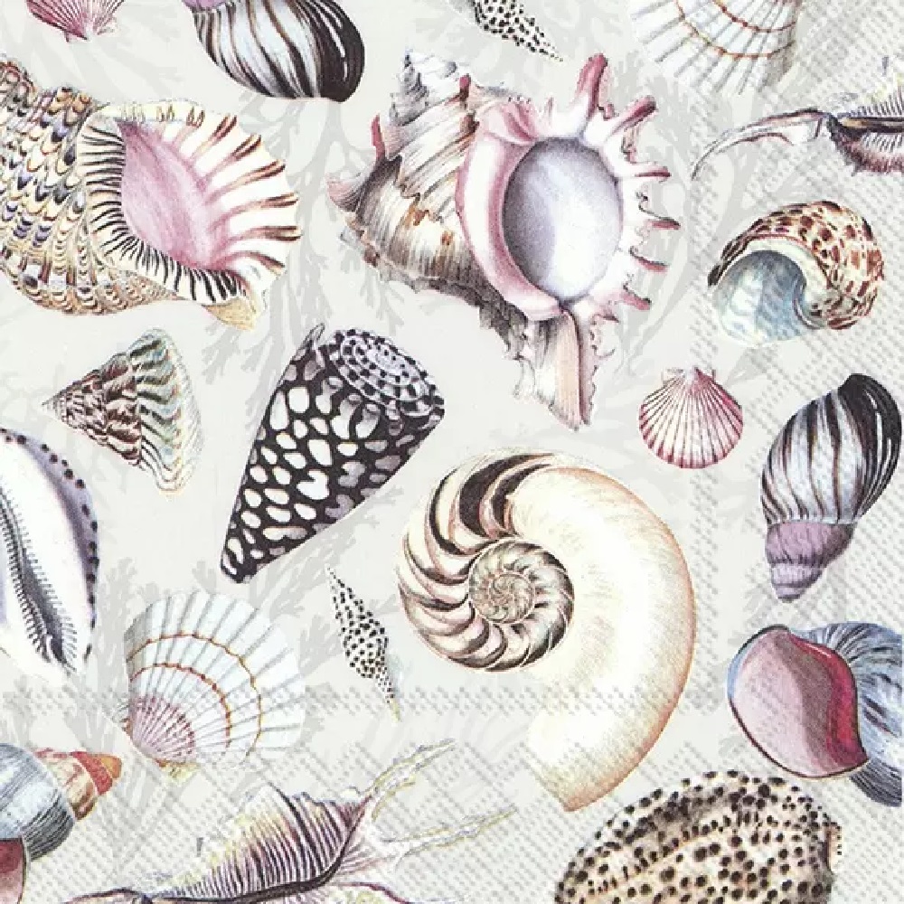 Napkins for Decoupage SHELLS OF THE SEA nature - 9308