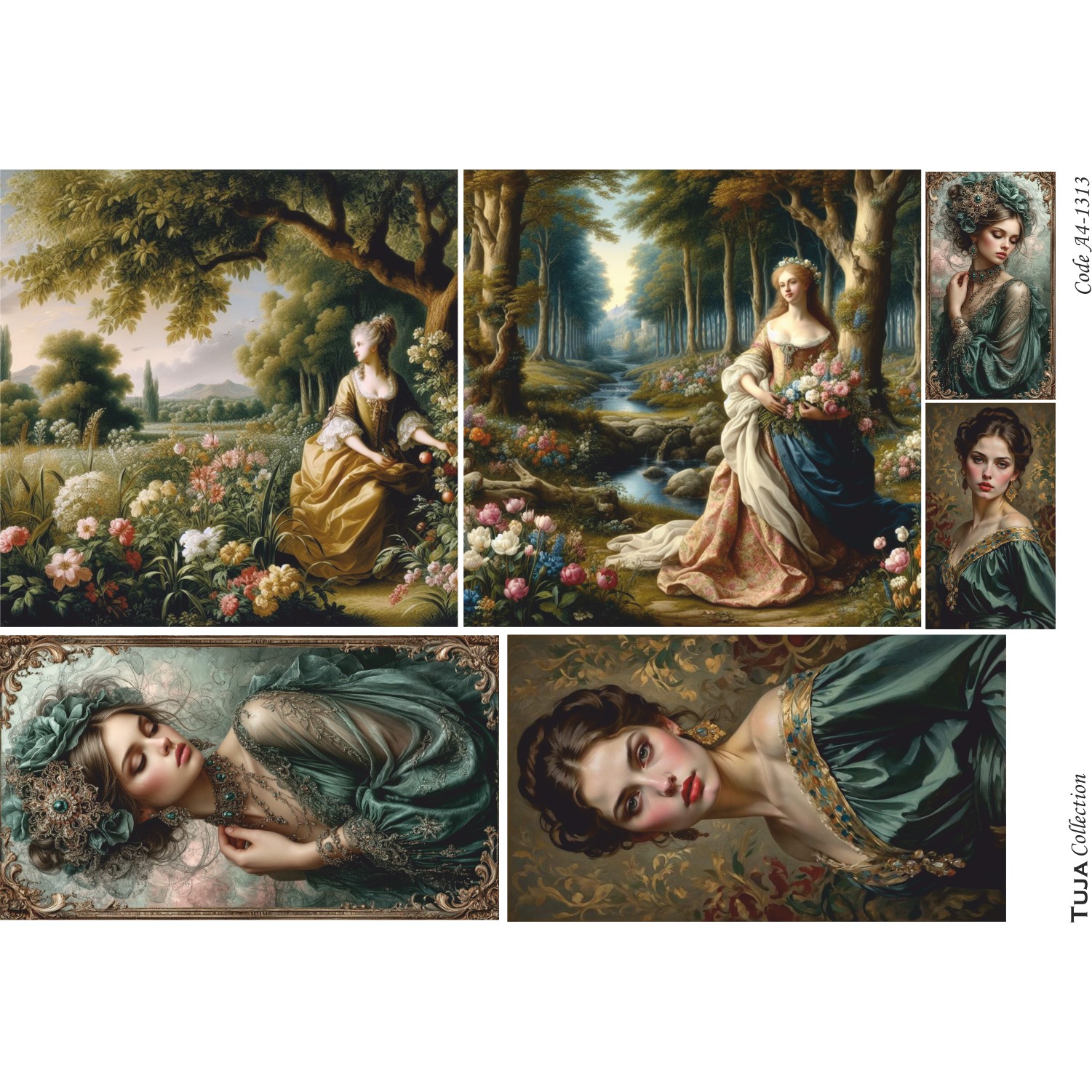 Rice paper Tuja Collection A4 1313 - 19159