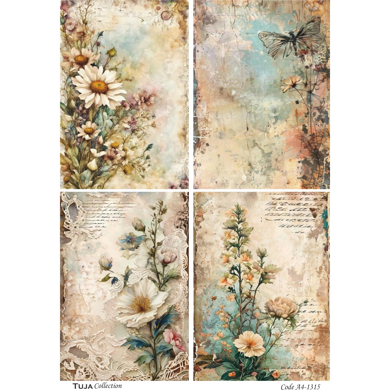 Rice paper Tuja Collection A4 1315 - 19303