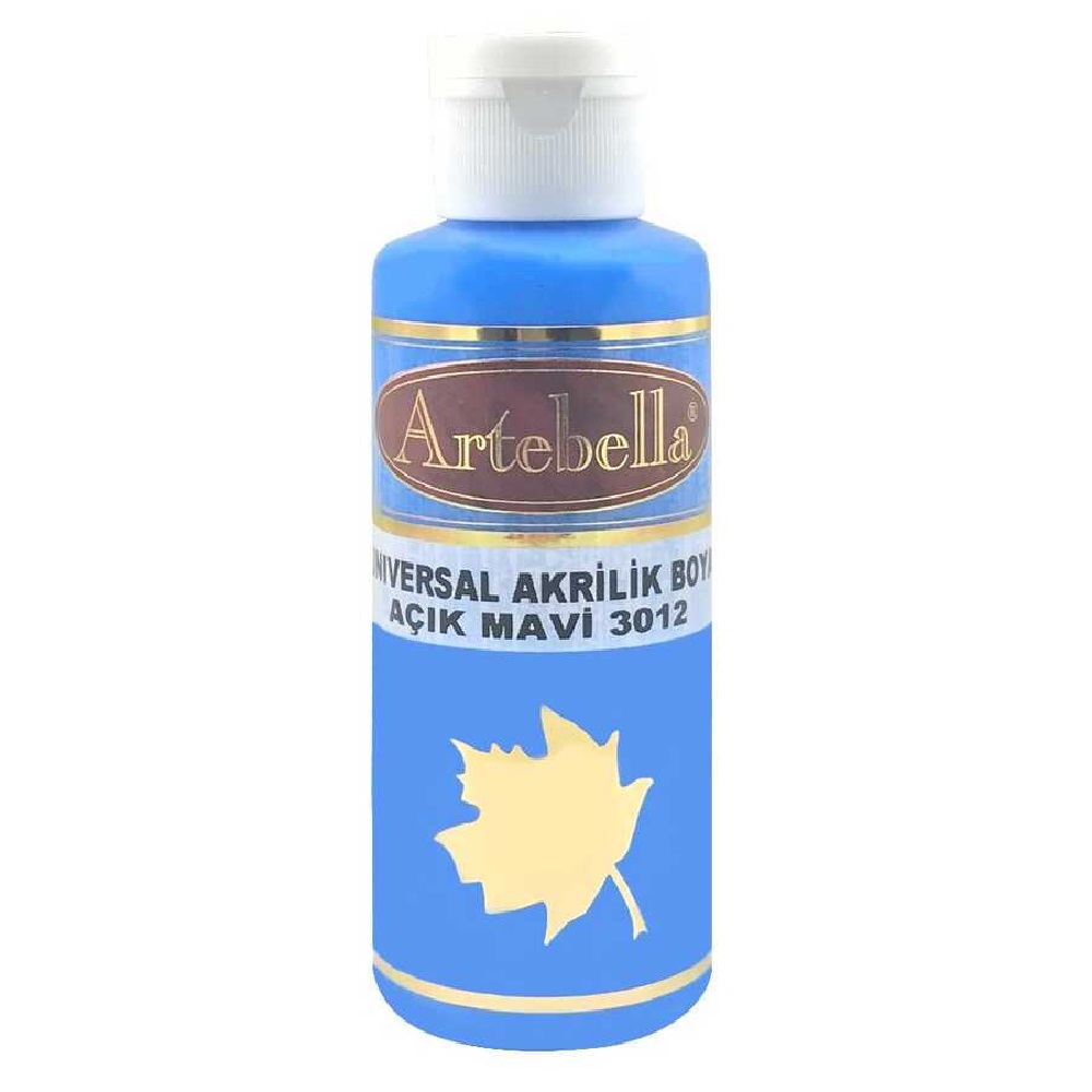 Artebella Ακρυλικό Χρώμα Universal - 3012 Light Blue - 130ml - 11048