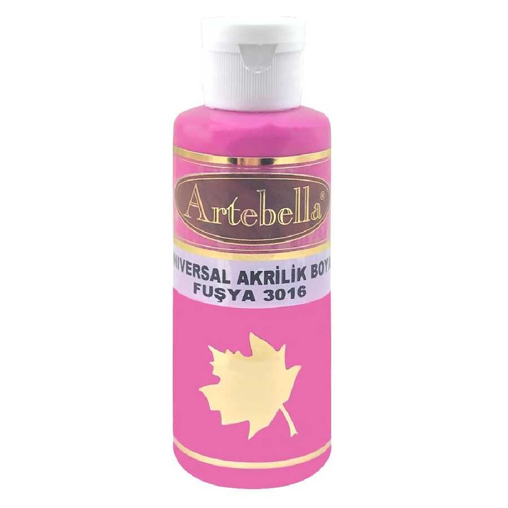 Artebella Ακρυλικό Χρώμα Universal - 3016 Fuchsia - 130ml - 11056