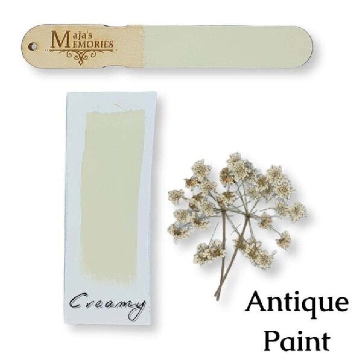 Χρώμα-εφέ πατίνας Antique Paint Maja’s Memories, 150ml, Creamy - 11056
