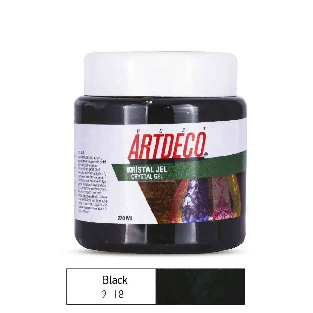 Crystal Gel Μαύρο Artdeco 220ml  - 16001