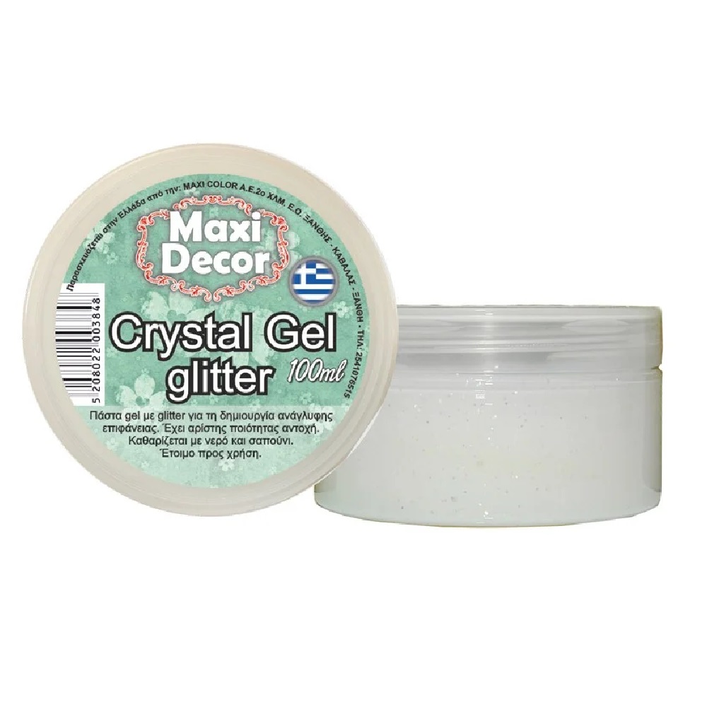 Crystal gel glitter 100ml Maxi decor - 1432