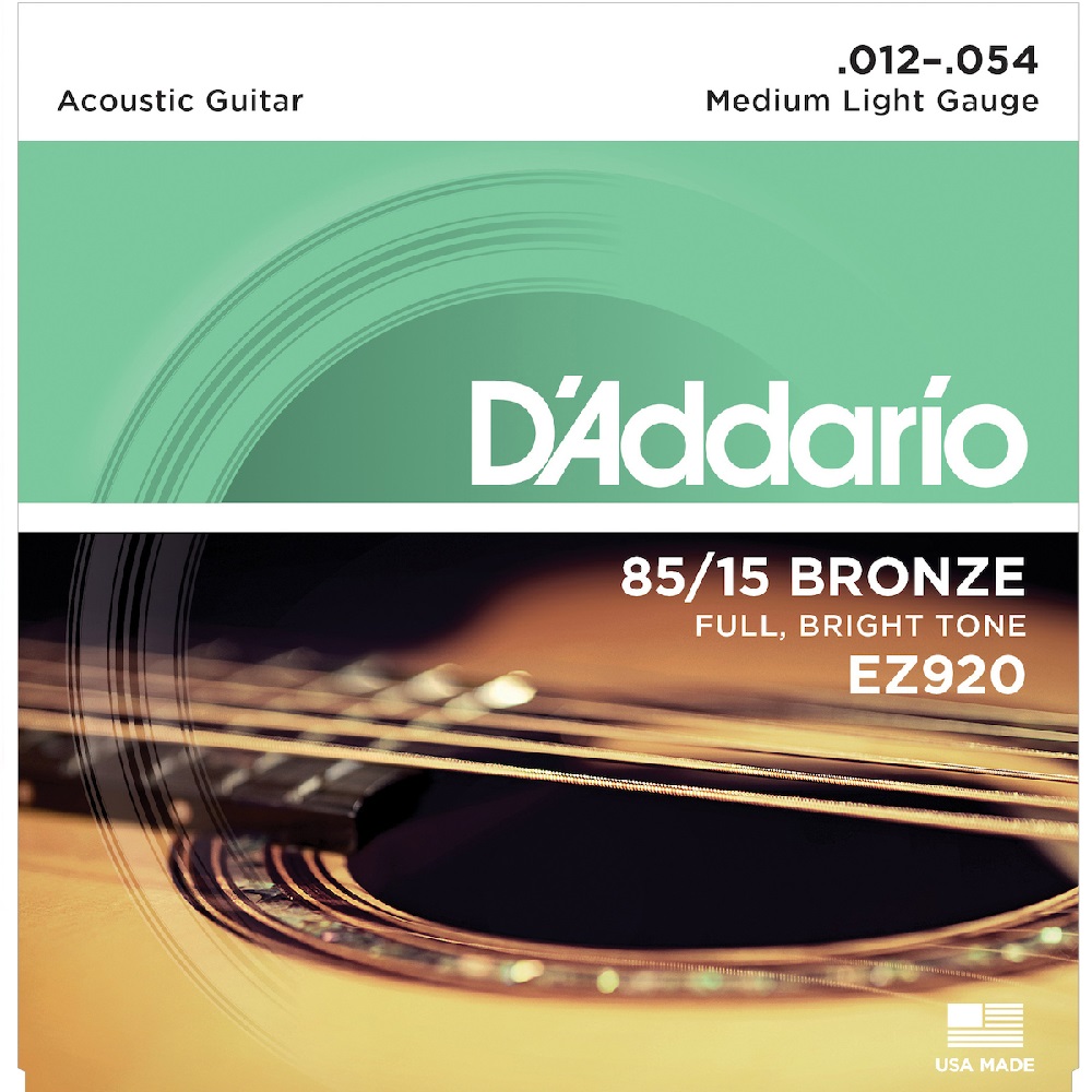 Χορδές Ακουστικής Κιθάρας 85/15 Bronze D’Addario EZ-920  - 7529
