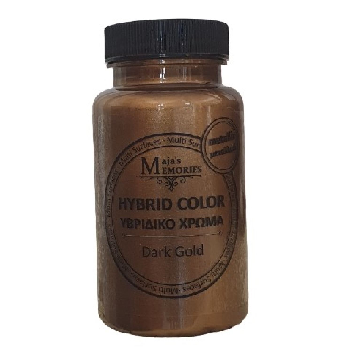 Υβριδικό Μεταλλικό χρώμα Maja’s Memories,120ml, Dark Gold - 11078