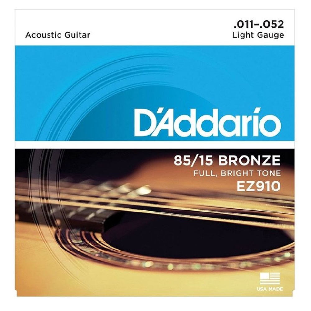 Χορδές Ακουστικής Κιθάρας 85/15 Bronze 11-52 D’Addario ΕΖ-910  - 7527
