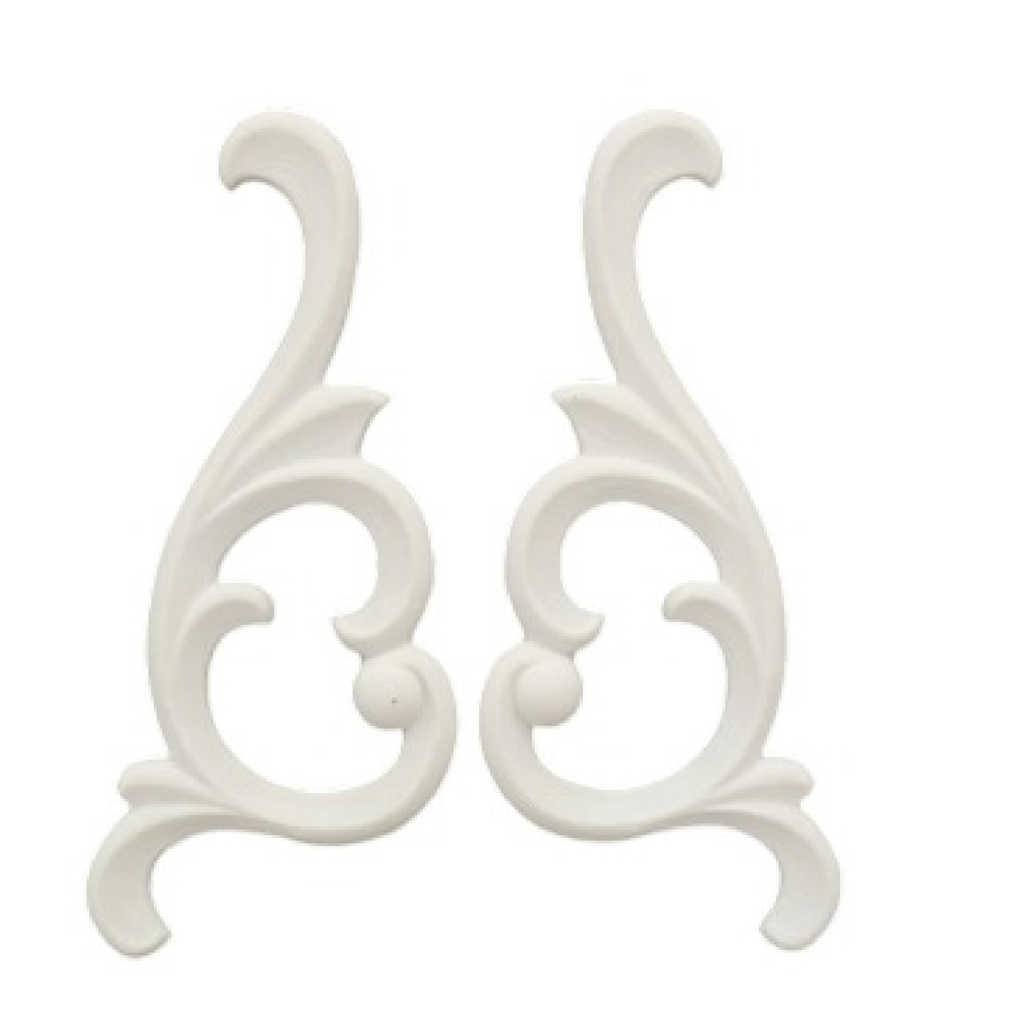 Baroque flexible decorative elements (2 pieces) - 19505