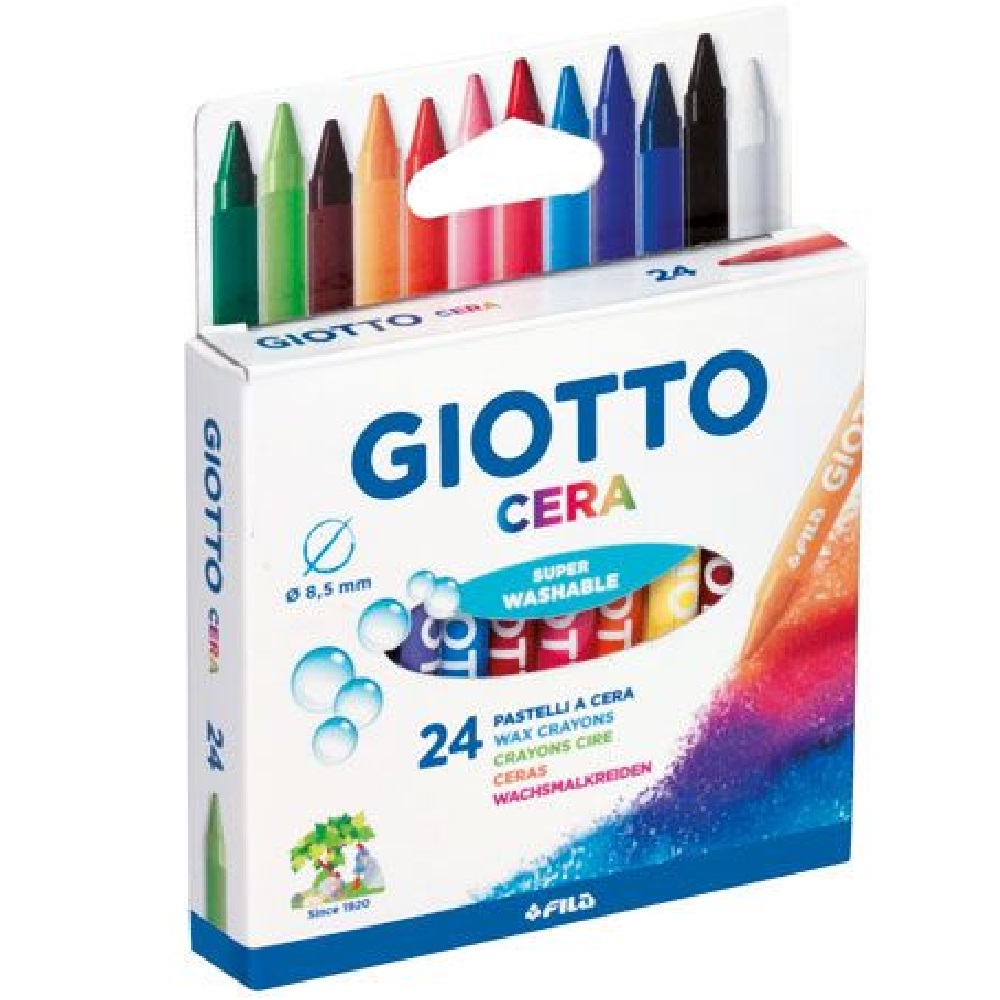 Κηρομπογιές Giotto Cera 24 Χρώματα - 14536