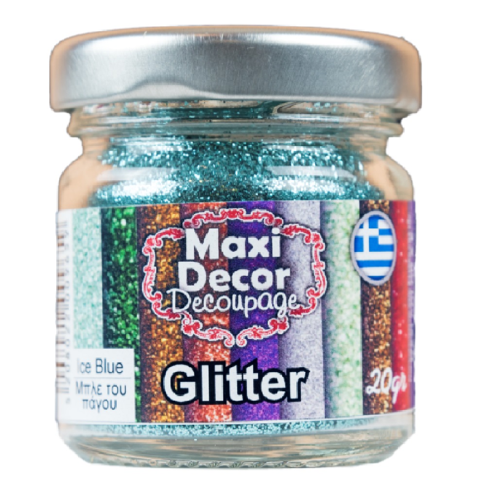 Maxi Decor Glitter Μπλέ του πάγου - 14477