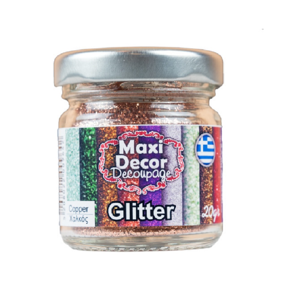 Maxi Decor Glitter Χάλκινο σε Σκόνη - 7747