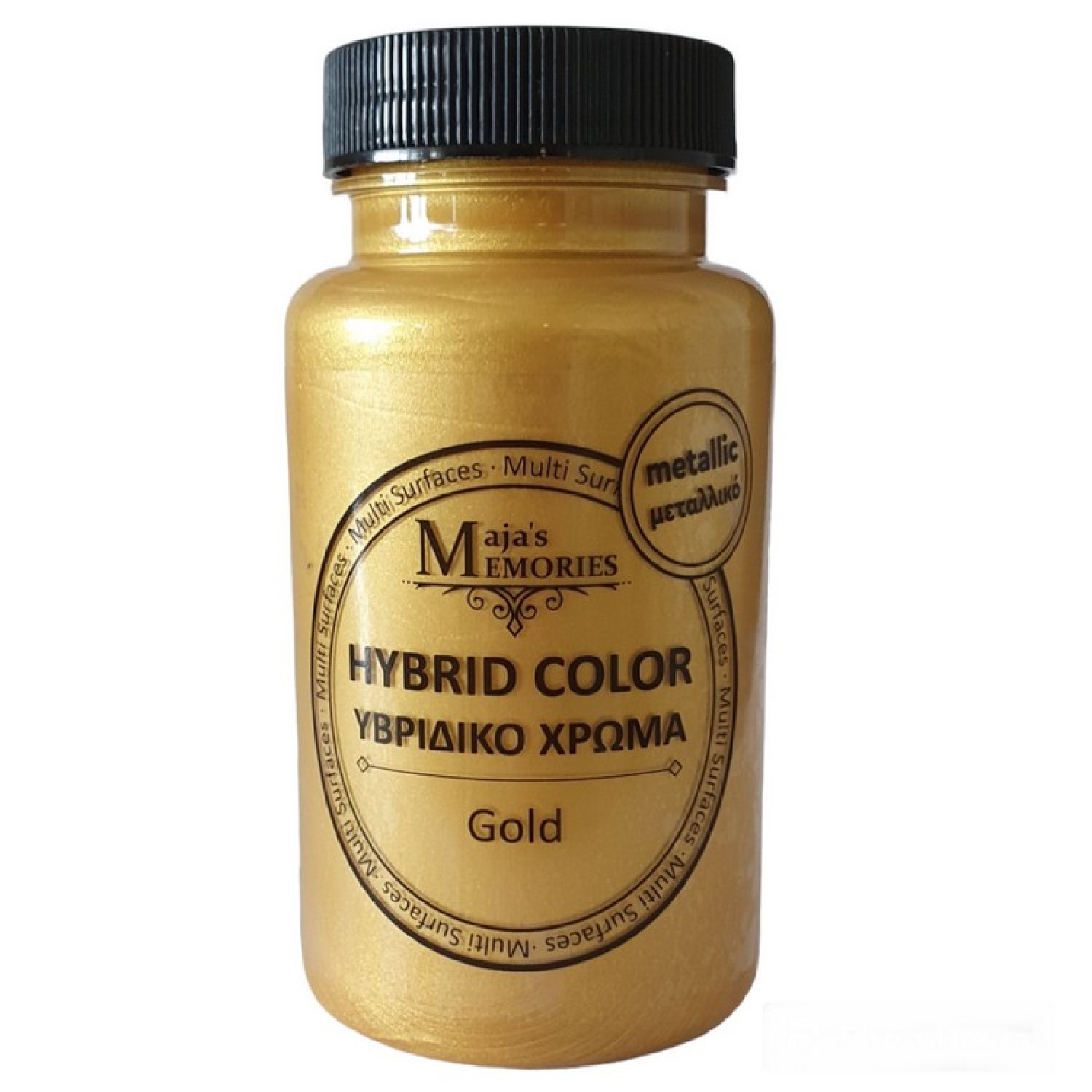 Υβριδικό Μεταλλικό χρώμα Maja’s Memories,120ml, Gold - 11106