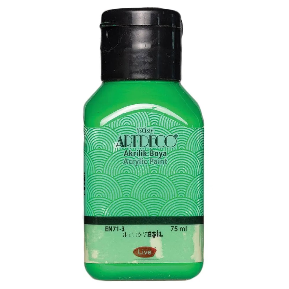 Artdeco 75ml Acrylic Color Green 3612
