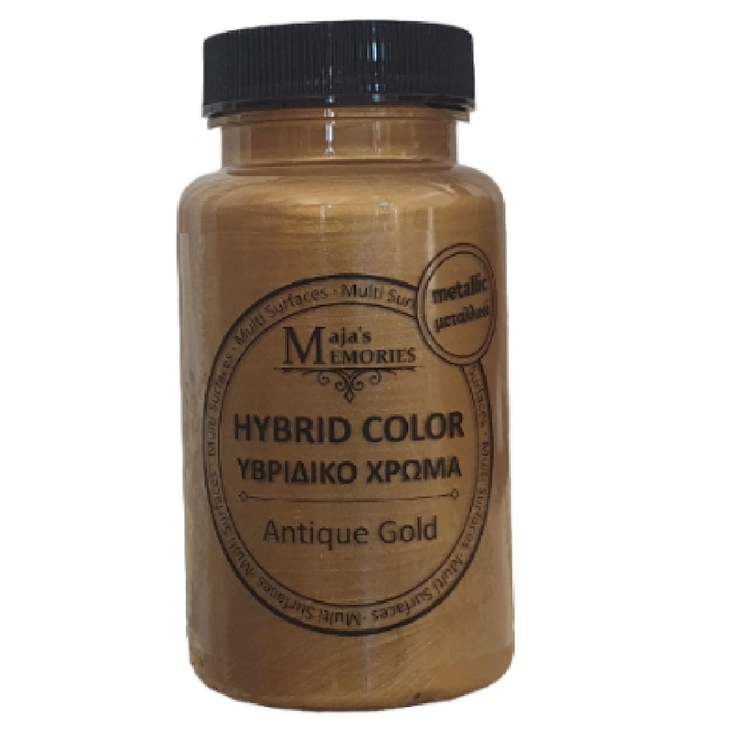 Υβριδικό Μεταλλικό χρώμα Maja’s Memories,120ml, Antique Gold - 824