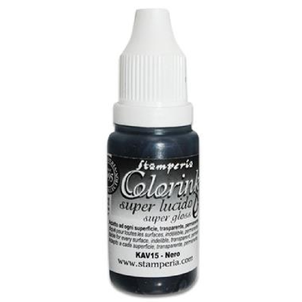 Colorink 14 ml Stamperia , Black - 8416