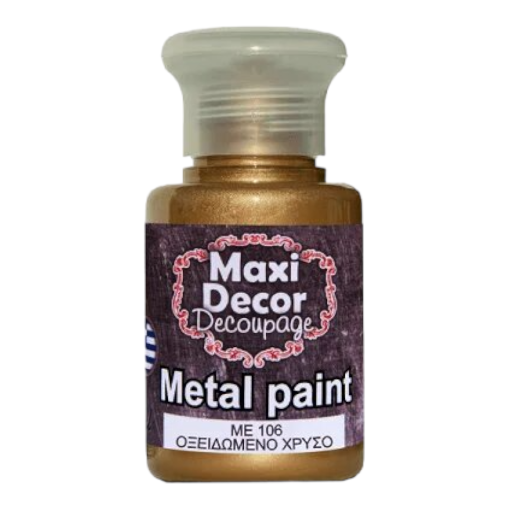 Μεταλλικό χρώμα 60ml Maxi Decor Χρυσό Oxide - 14933