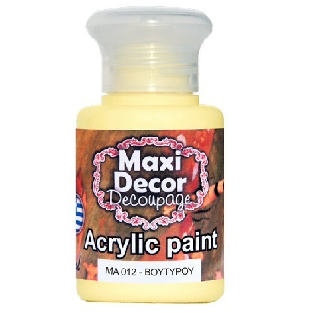 Ακρυλικό Χρώμα Maxi Decor Βουτύρου ΜΑ012 - 12434