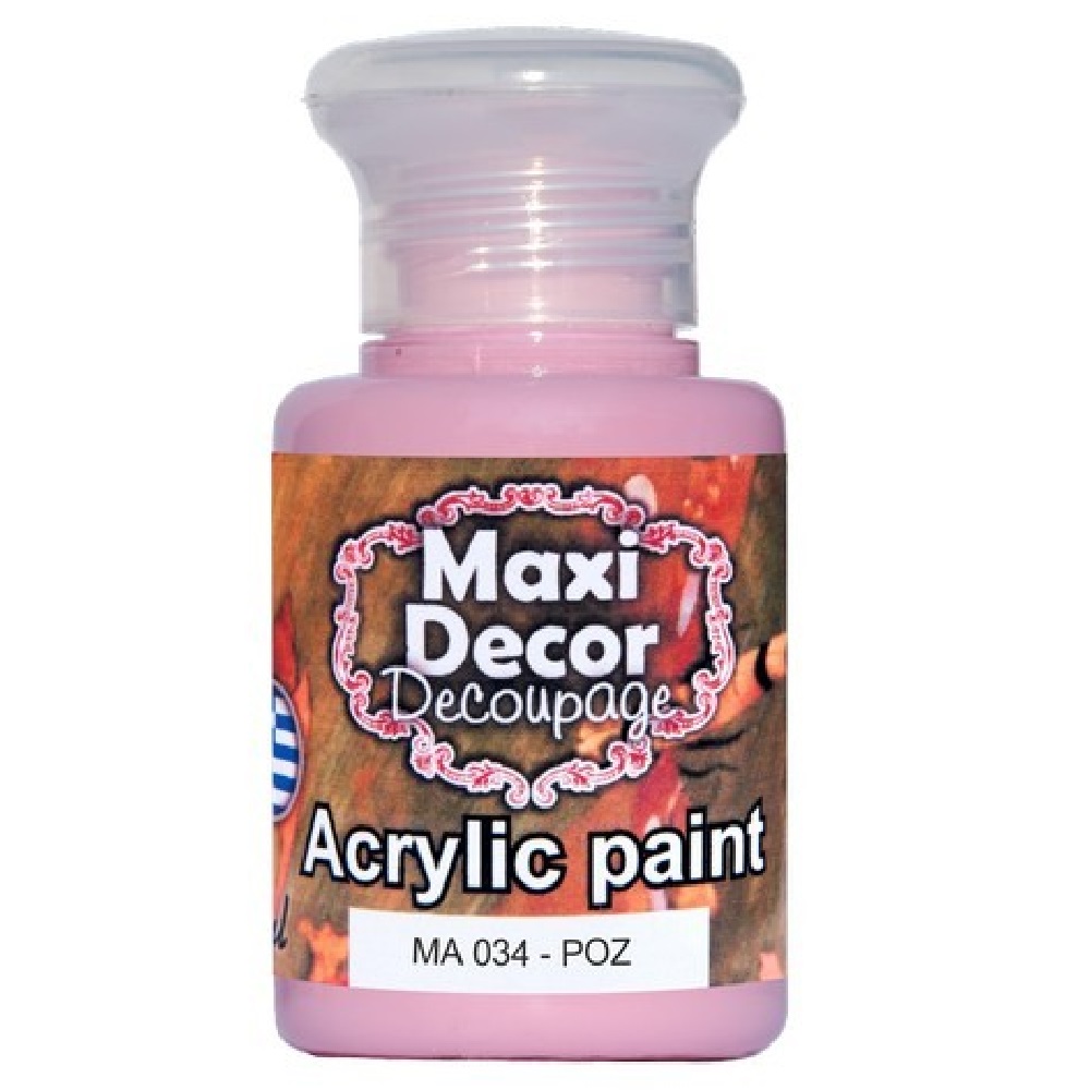 Ακρυλικό Χρώμα Maxi Decor Ροζ ΜΑ034 - 12518