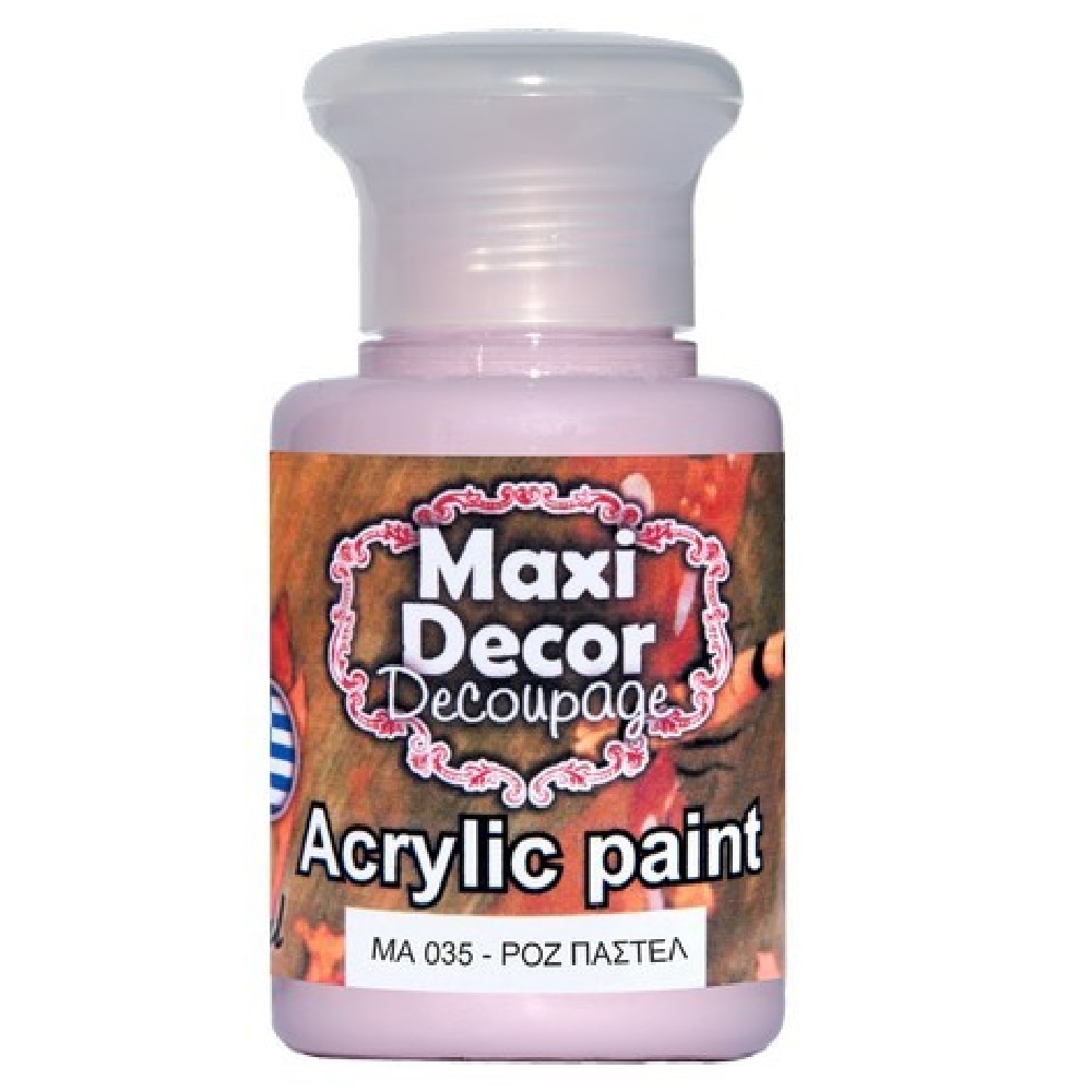 Ακρυλικό Χρώμα Maxi Decor Ροζ παστέλ ΜΑ035 - 12522