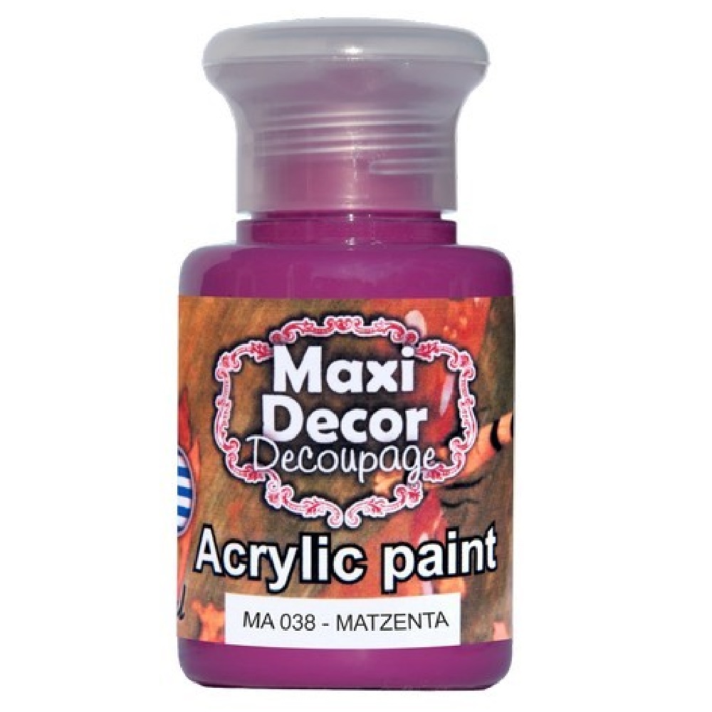 Ακρυλικό Χρώμα Maxi Decor Ματζεντα ΜΑ038 - 12534