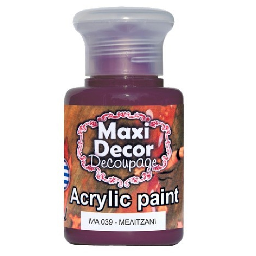 Ακρυλικό Χρώμα Maxi Decor Μελιτζανι ΜΑ039 - 12538