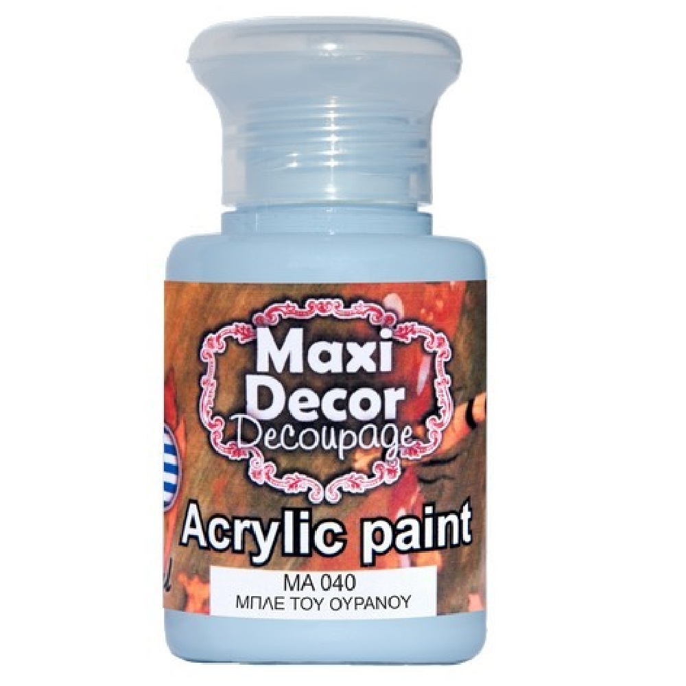 Ακρυλικό Χρώμα Maxi Decor Μπλέ του ουρανού ΜΑ040 - 12542