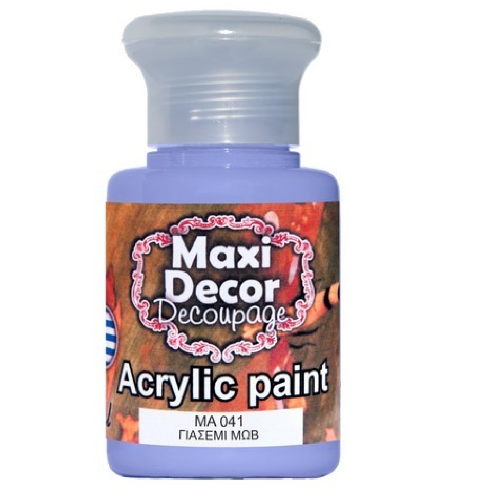 Ακρυλικό Χρώμα Maxi Decor Γιασεμί μωβ ΜΑ041 - 12546