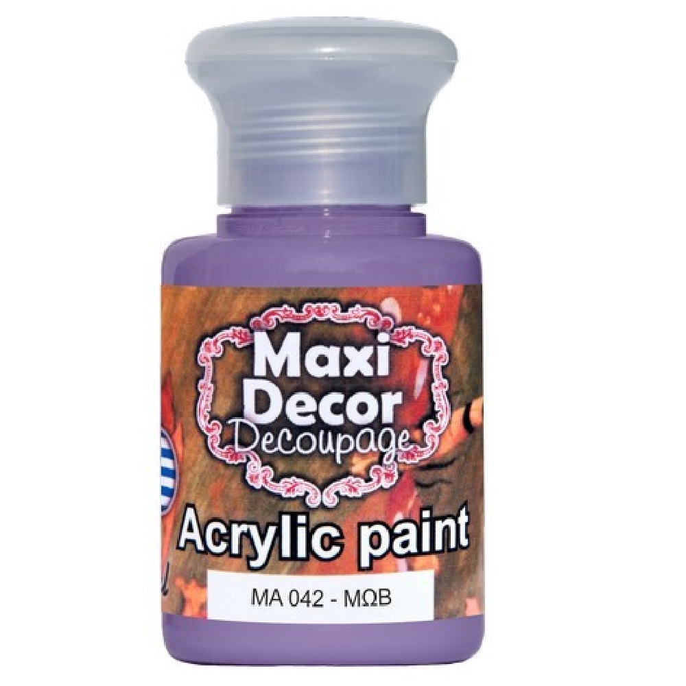 Ακρυλικό Χρώμα Maxi Decor Μωβ ΜΑ042 - 12550