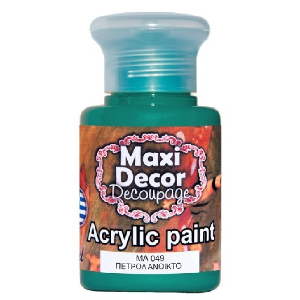 Ακρυλικό Χρώμα Maxi Decor Πετρόλ ανοικτό ΜΑ049 - 12574