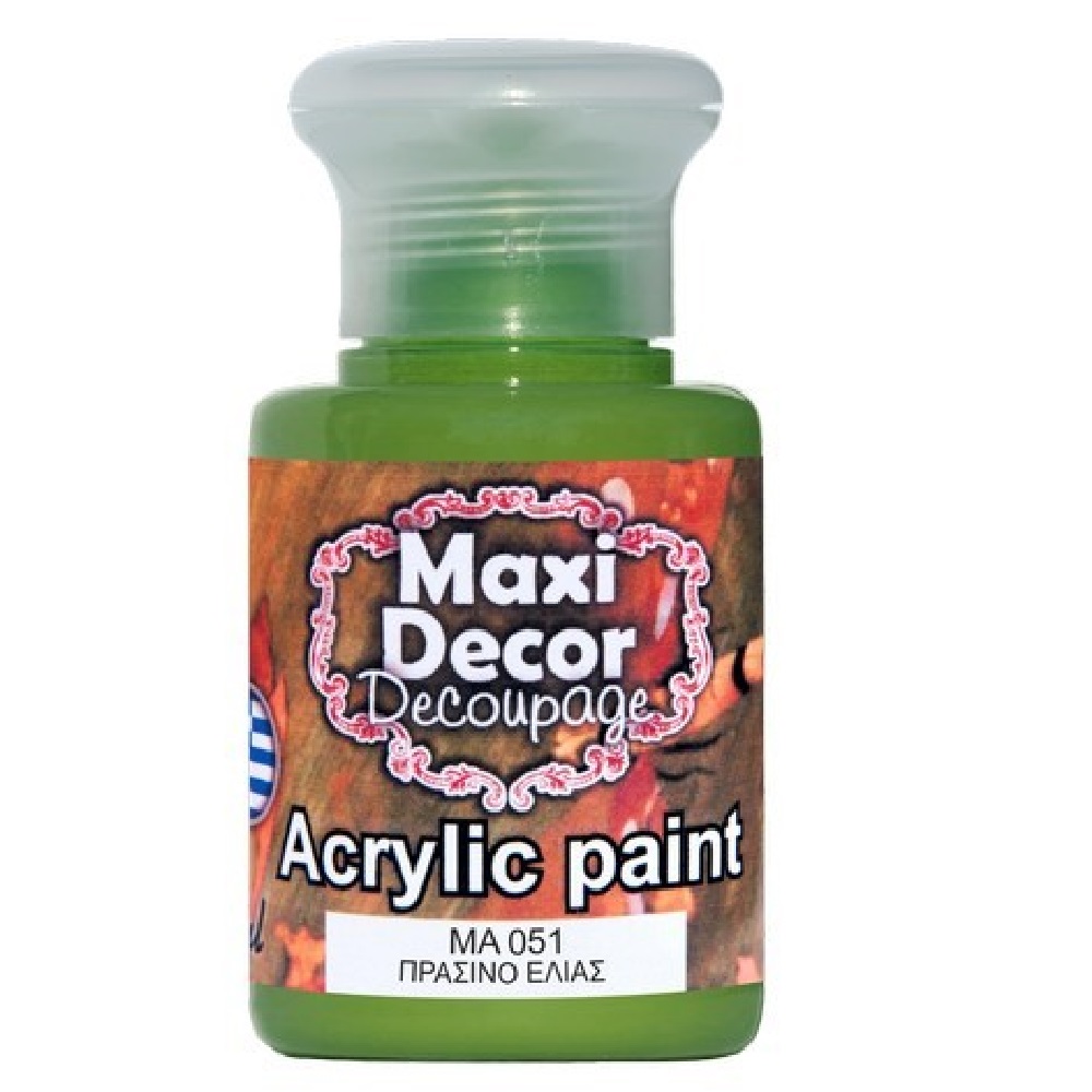 Ακρυλικό Χρώμα Maxi Decor Πράσσινο ελιάς ΜΑ051 - 12582