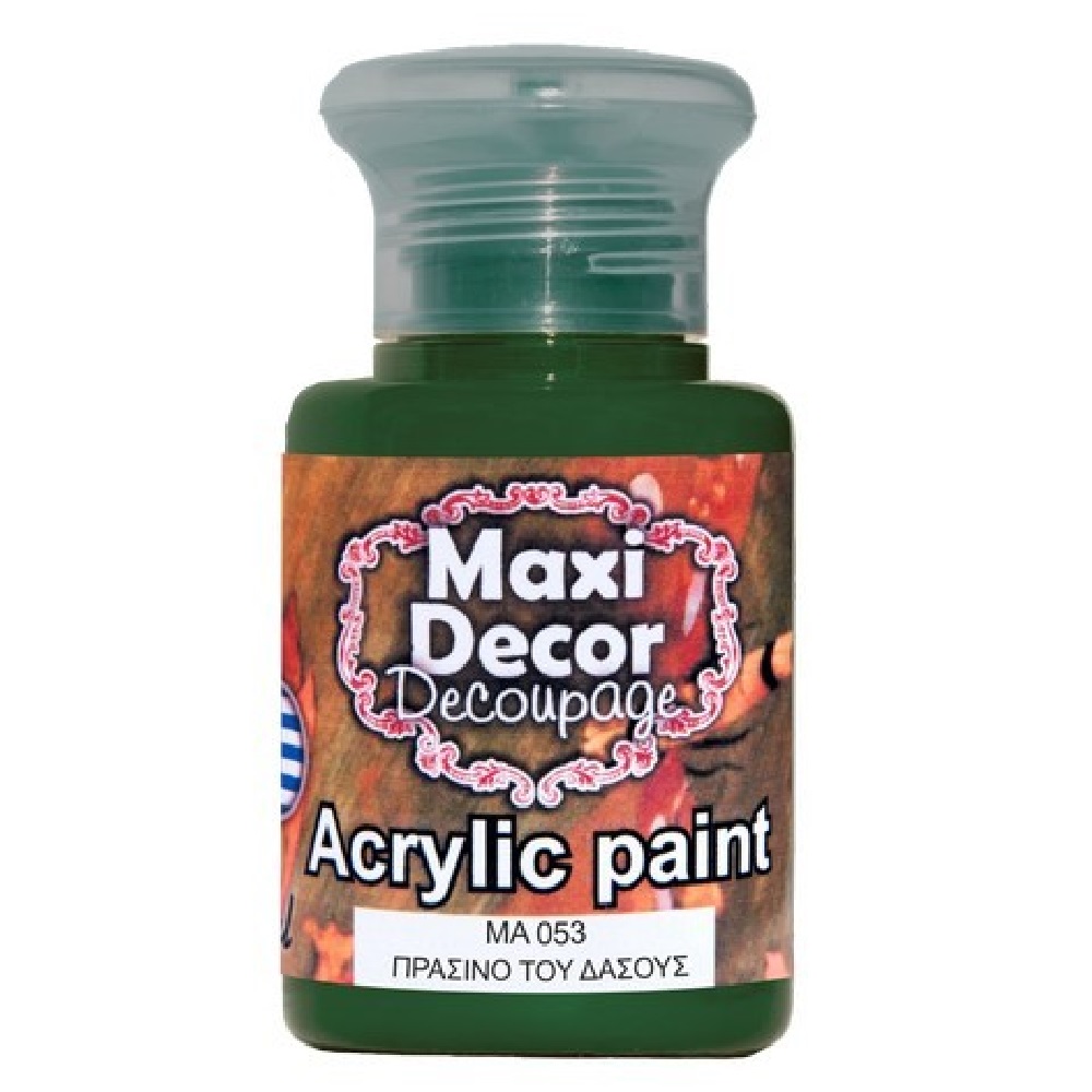 Ακρυλικό Χρώμα Maxi Decor Πράσσινο του δάσους ΜΑ053 - 12586