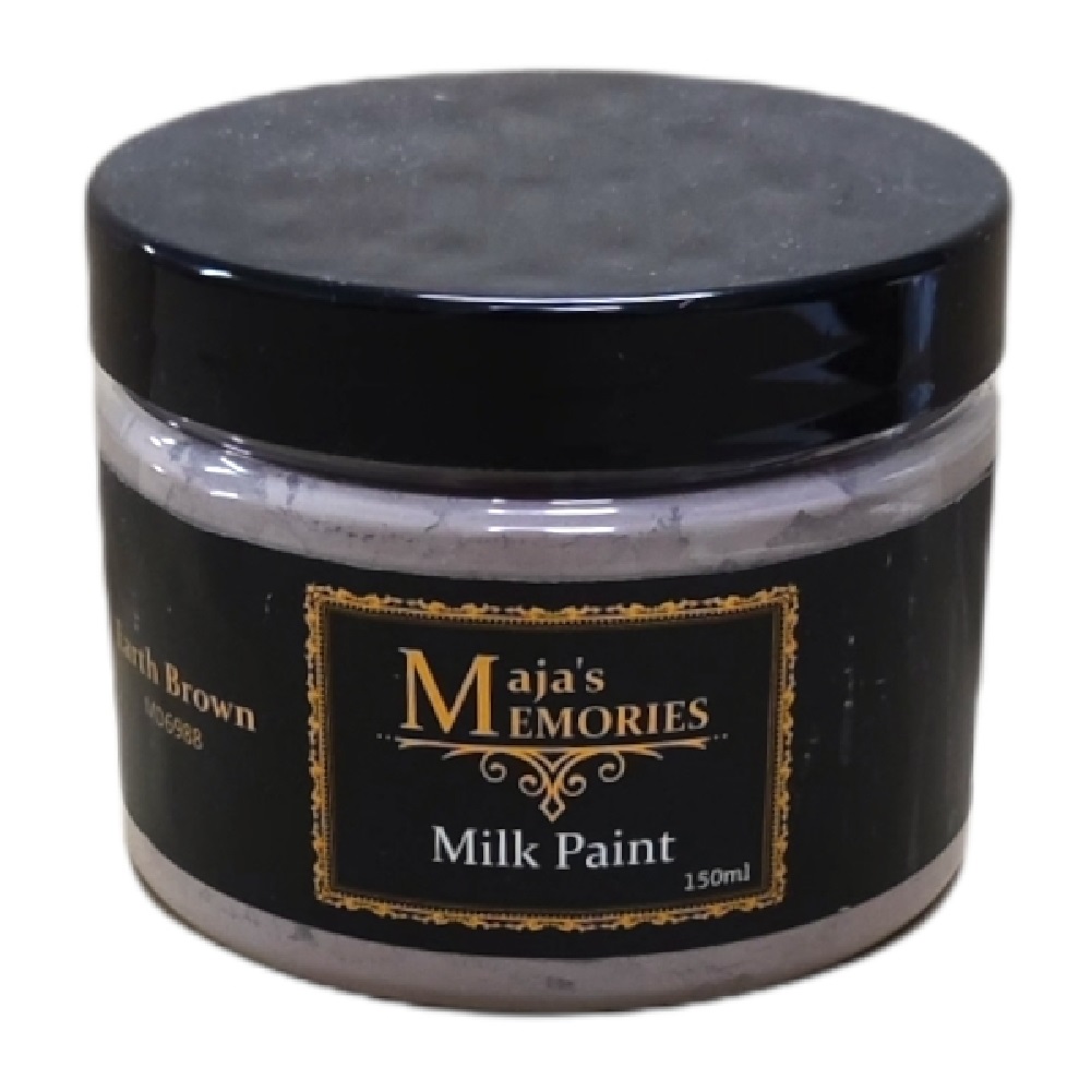Χρώμα Παλαίωσης Milk Paint Earth Brown Maja’s Memories 150ml - 745