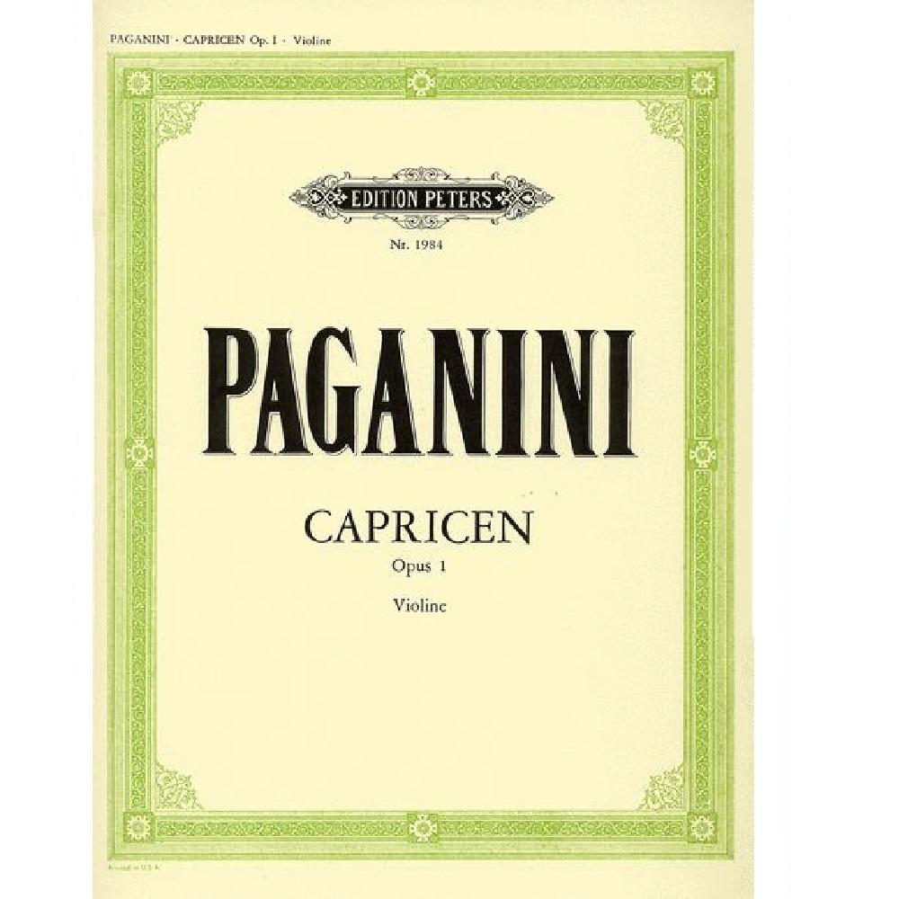 Nicolo Paganini: Caprices (24) opus1 nr.1984 - 10244