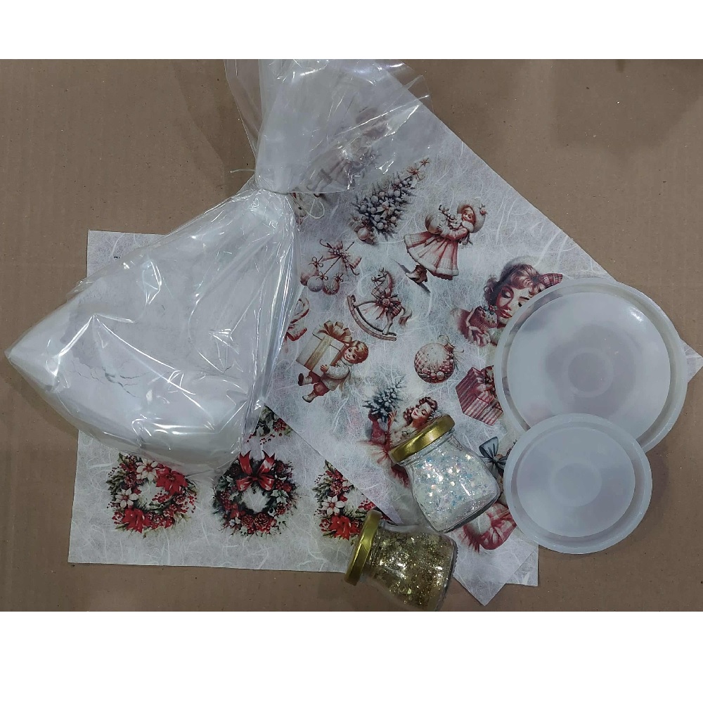 Πακέτο υλικών χριστουγεννιάτικα σουβέρ live 29/10/2025 - 18974