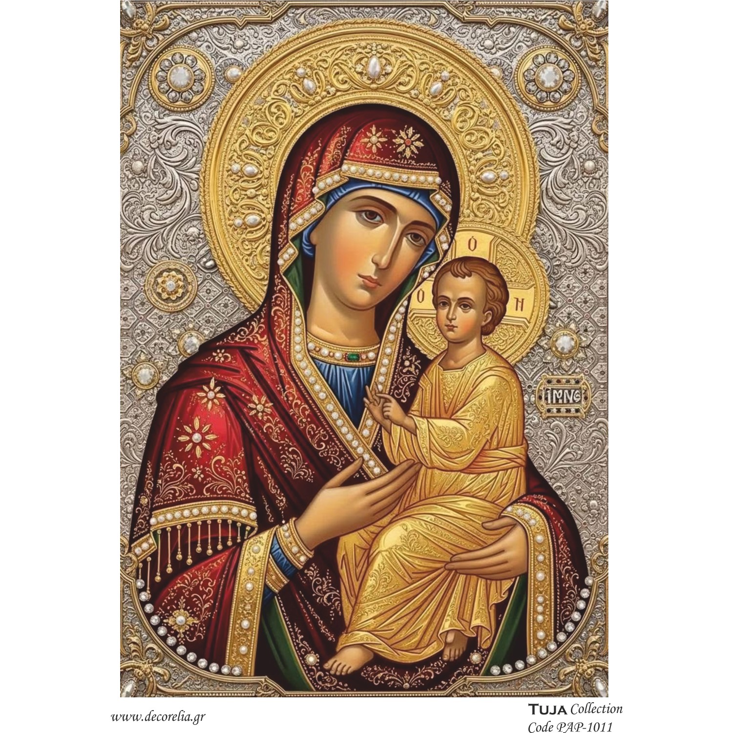 Χαρτί 80gr για Decoupage Παναγία - 2726