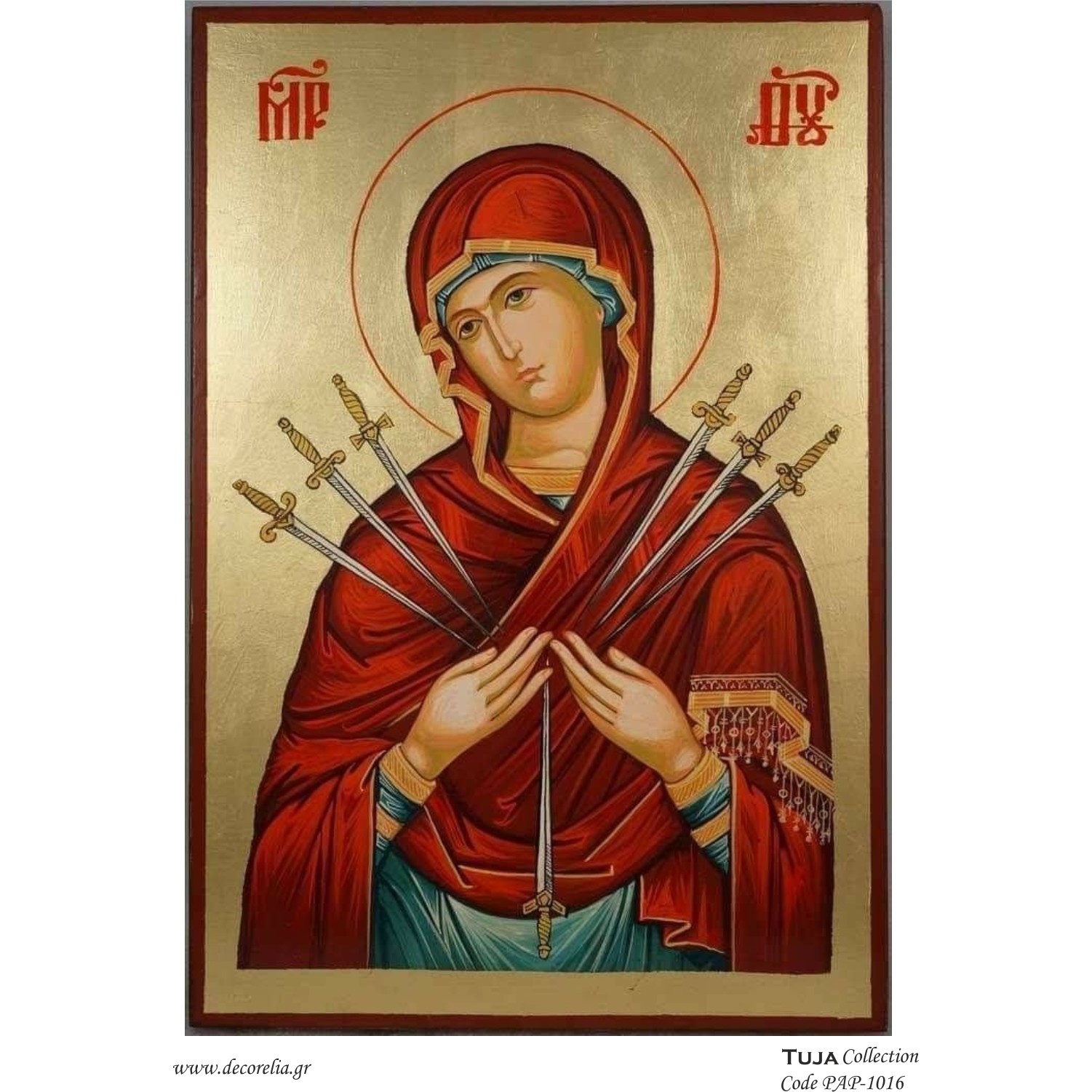 Χαρτί 80gr για Decoupage Παναγία Επτάσπαθη - 1375