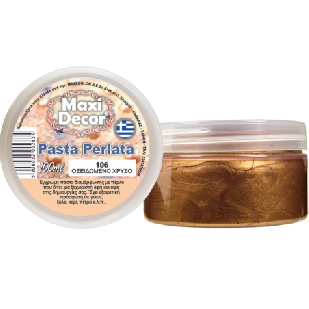 Pasta perlata 100ml (οξειδωμένο χρυσό) MAXI DECOR PP-106 - 12275