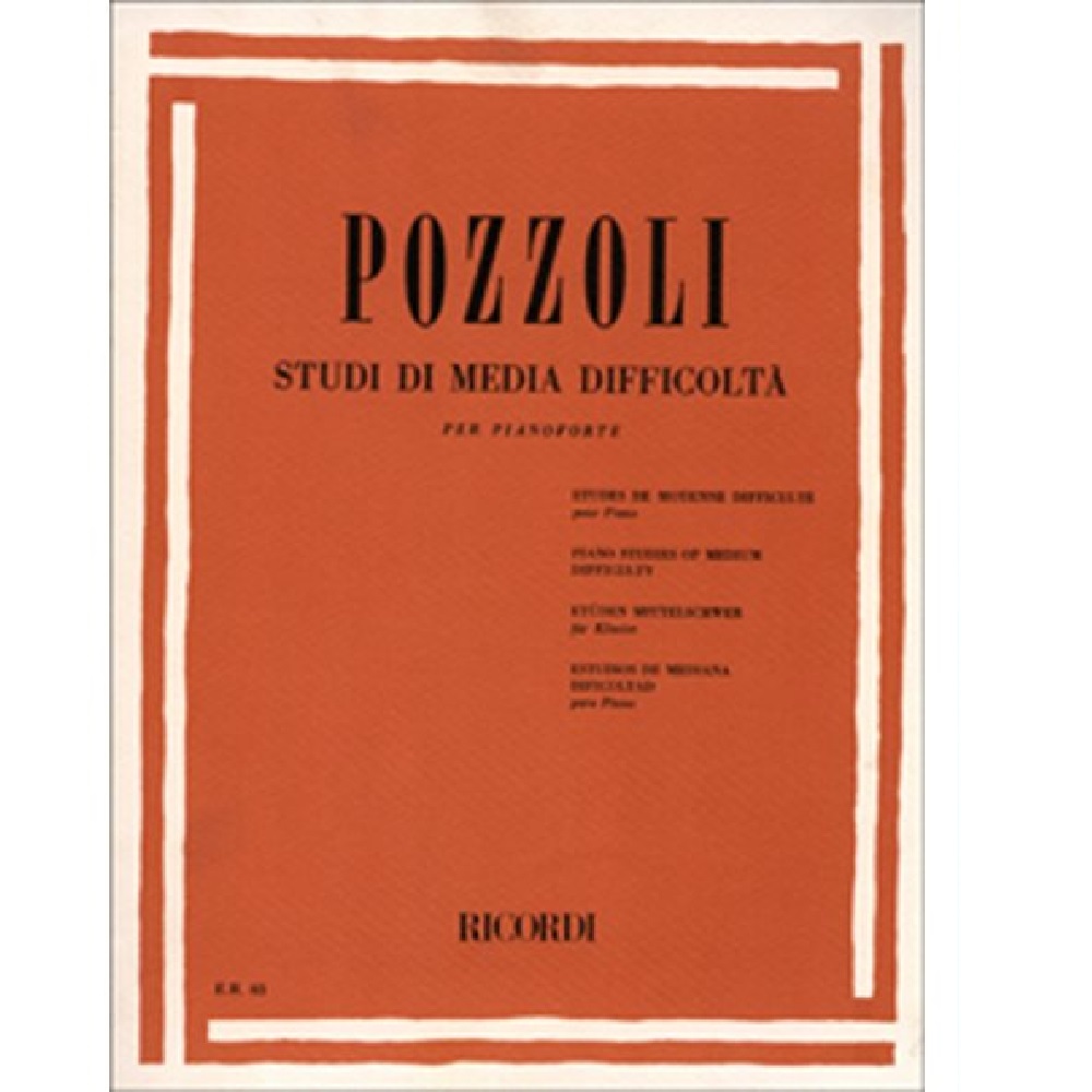 Pozzoli - Studi di media difficolta - 10238