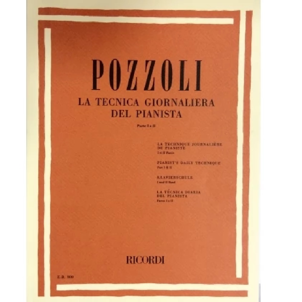 Pozzoli - La tecnica giornaliera del pianista Parte I & II - 10236
