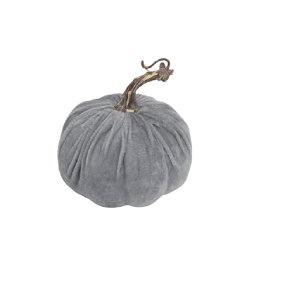 Velvet pumpkin medium 12cm - 4566