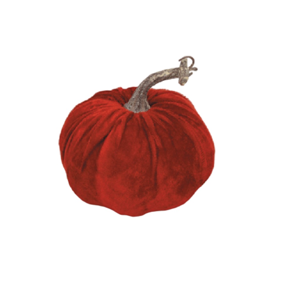 Velvet pumpkin medium 12cm