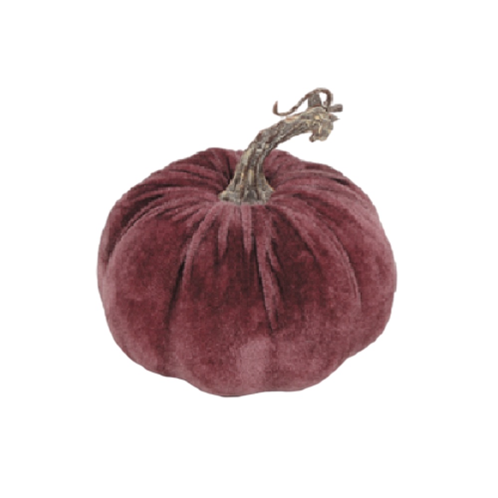 Velvet pumpkin medium 12cm