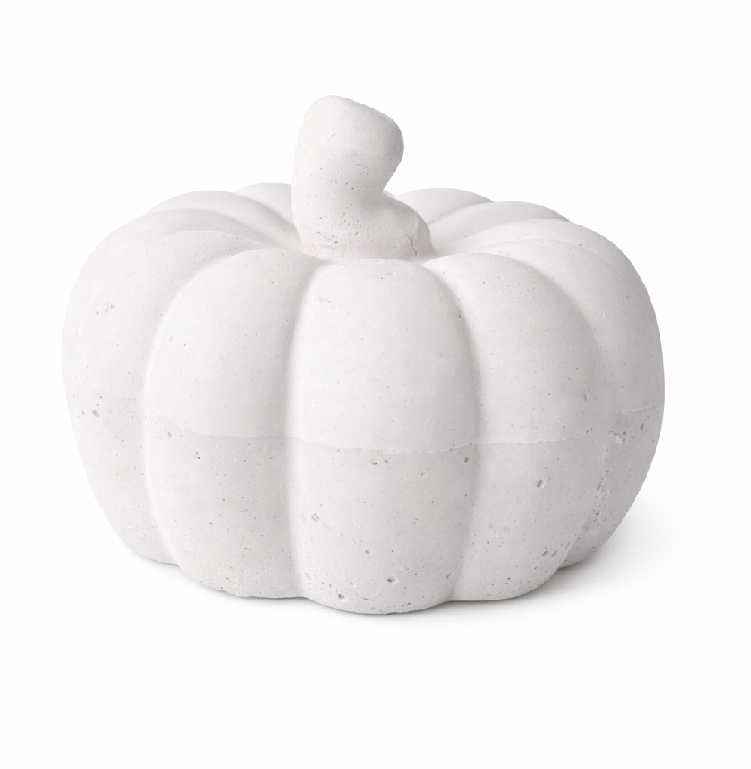 Polyester pumpkin with a large stem 4X6cm - 17351