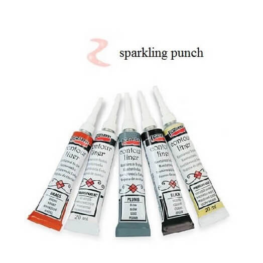 Contour Liner Pentart 20ml – Sparkling Punch - 15883
