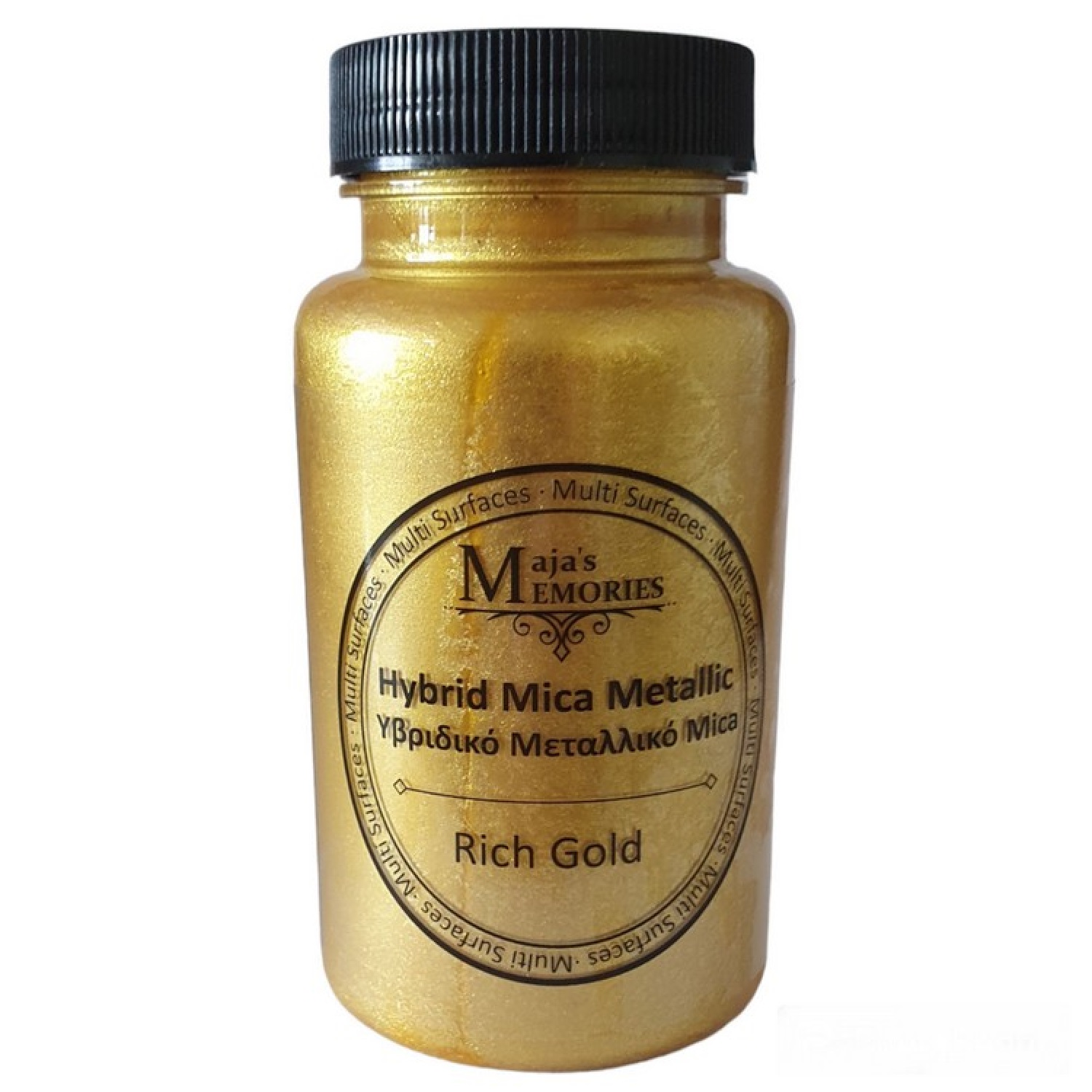 Υβριδικό Μεταλλικό Mica 120ml, Rich Gold - 10848