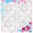 Scrapbooking Paper Double-Sided 30.5x30.5cm Floral Embroidery - Embroidery Patterns - 0