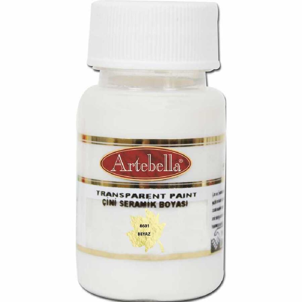 Artebella Διάφανο Σμάλτο Tile And Ceramic - 8601 White - 50ml - 15132