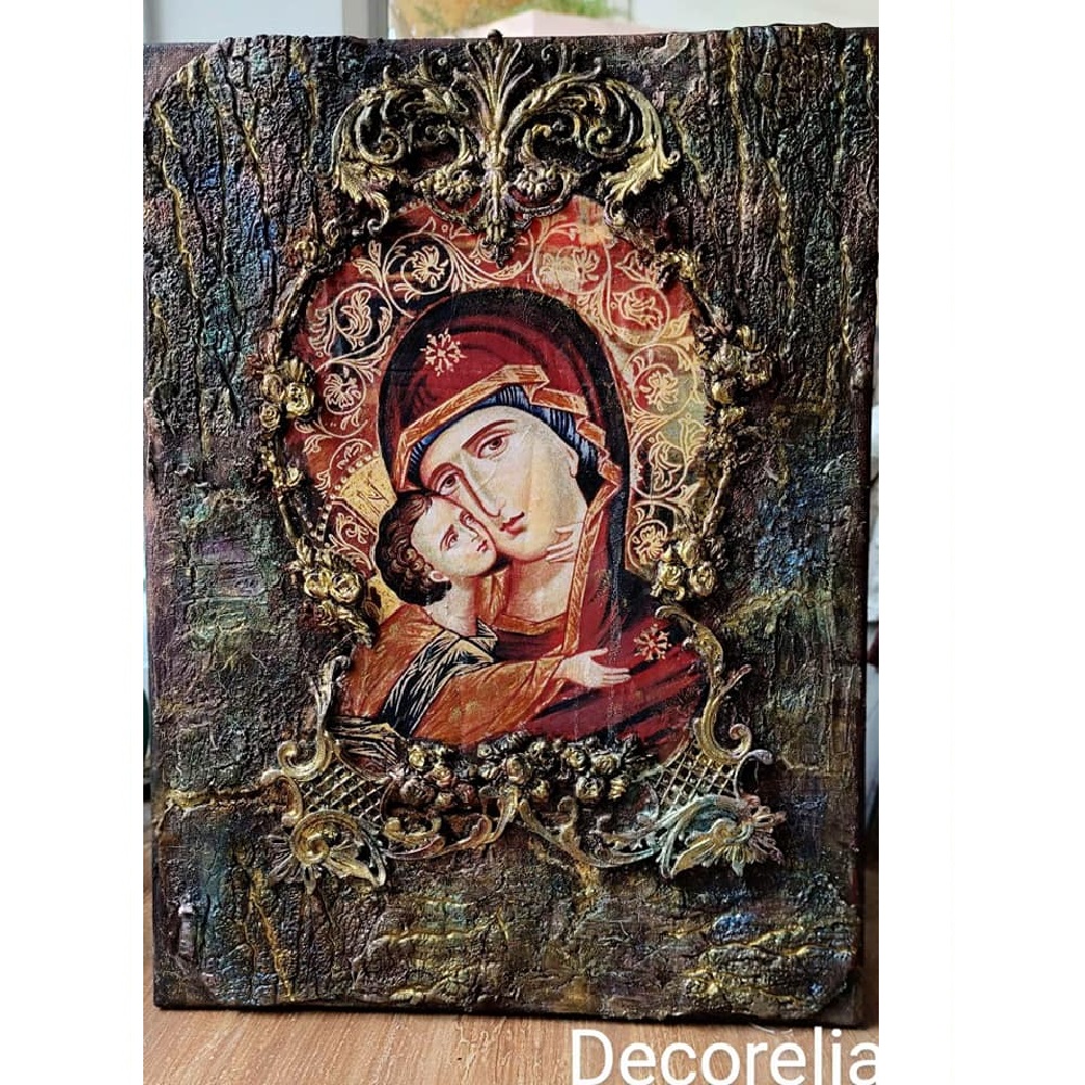 Image of the Virgin Mary on canvas 30X40