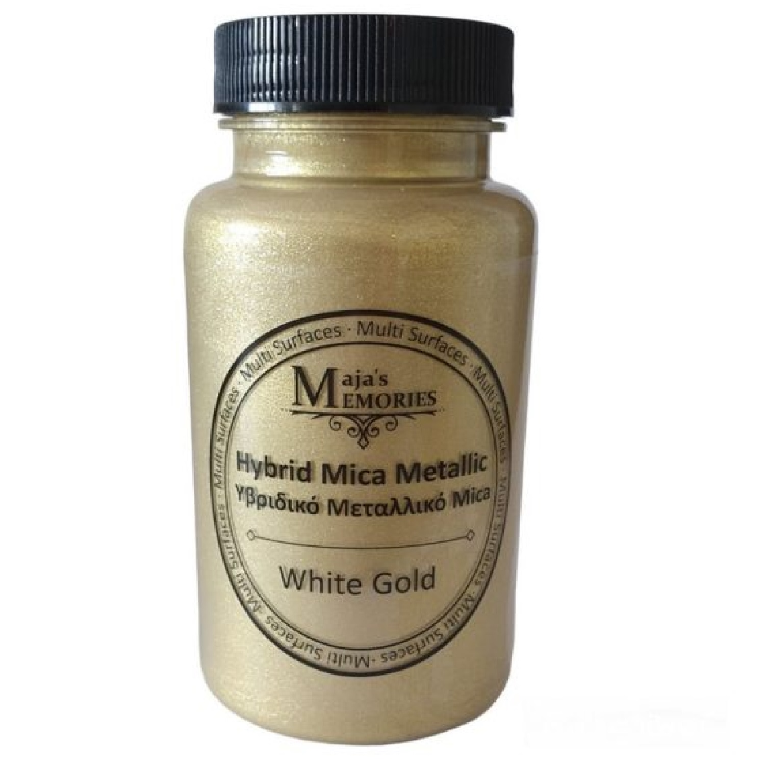 Υβριδικό Μεταλλικό Mica 120ml, White Gold - 10852