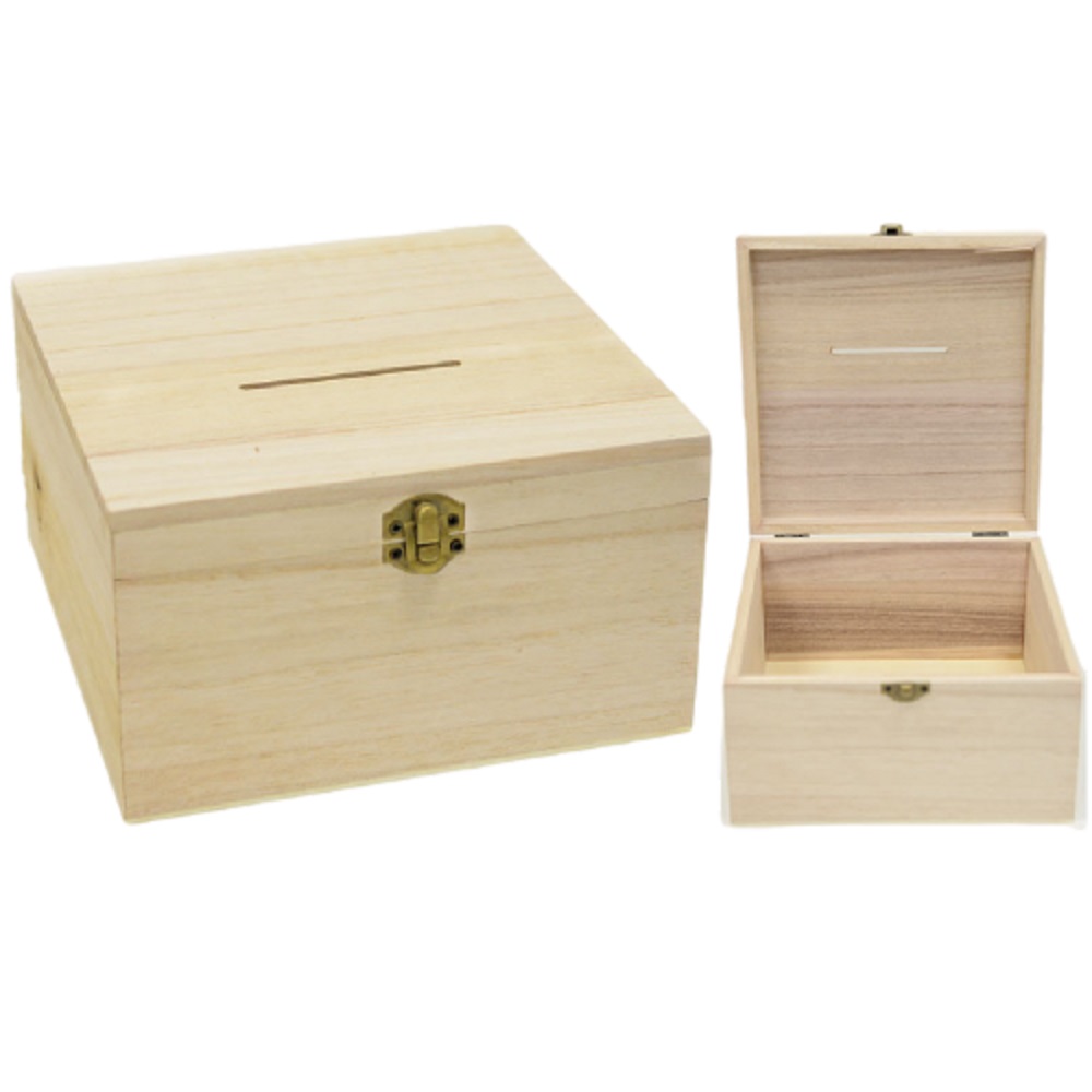 Ξύλινο κουτί για ευχές 20x12cm - 3724